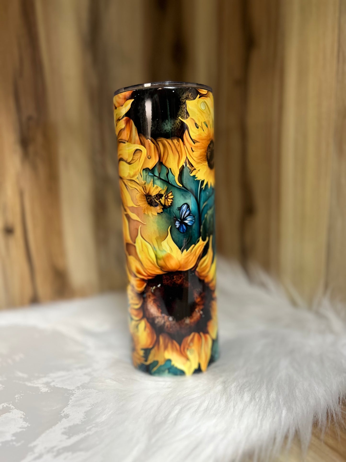 Sunflower and Butterflies