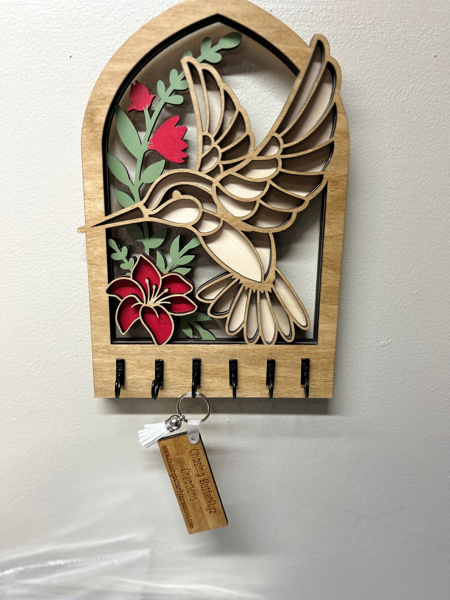 Hummingbird Arch Key Hanger