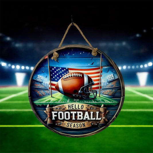 FOOTBALL - SEASON 12-inch Door Hanger/Wall Hanger