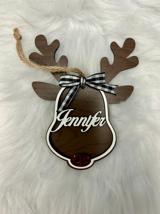 Reindeer Christmas Ornament