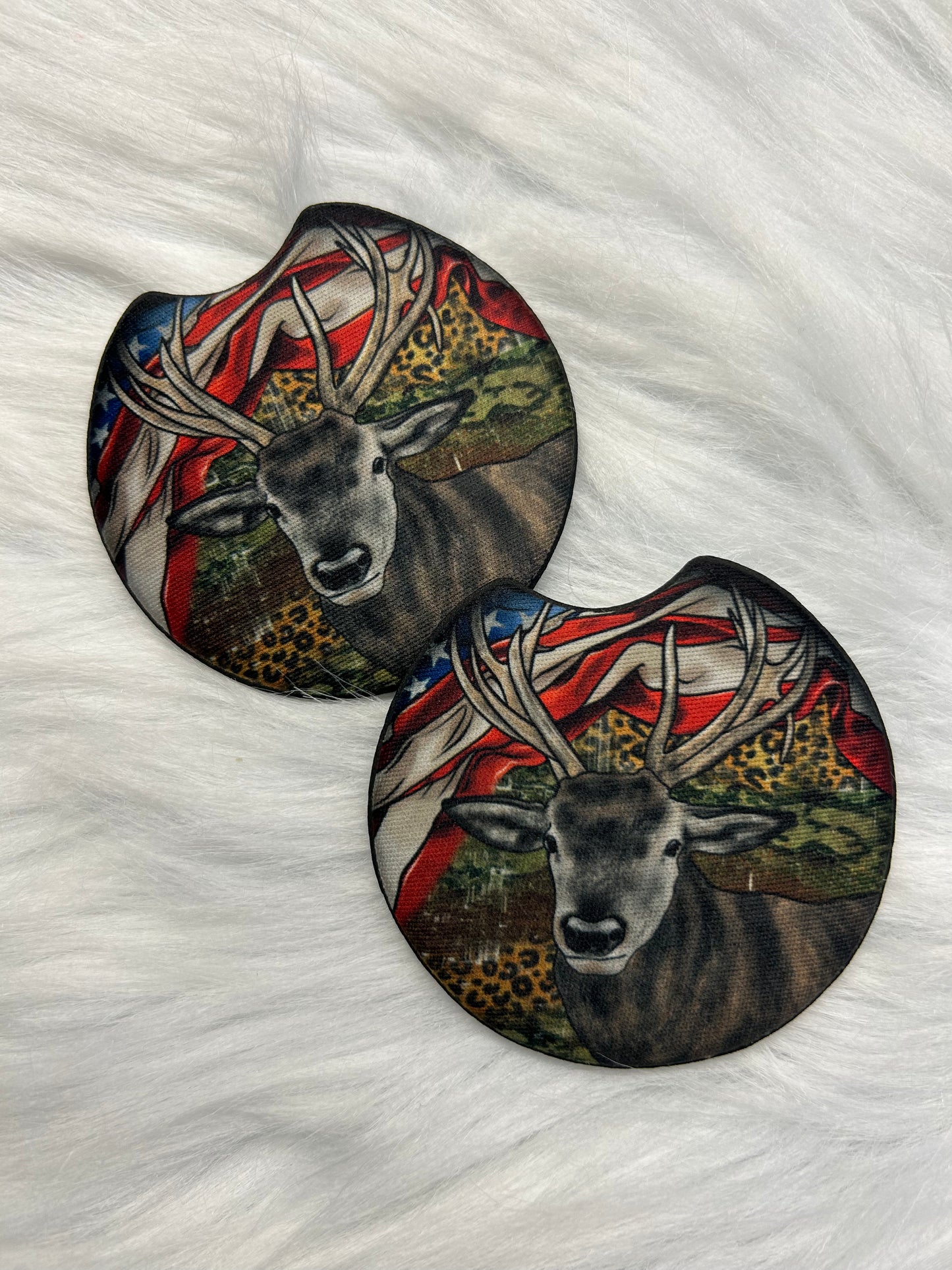 Deer Car Coasters